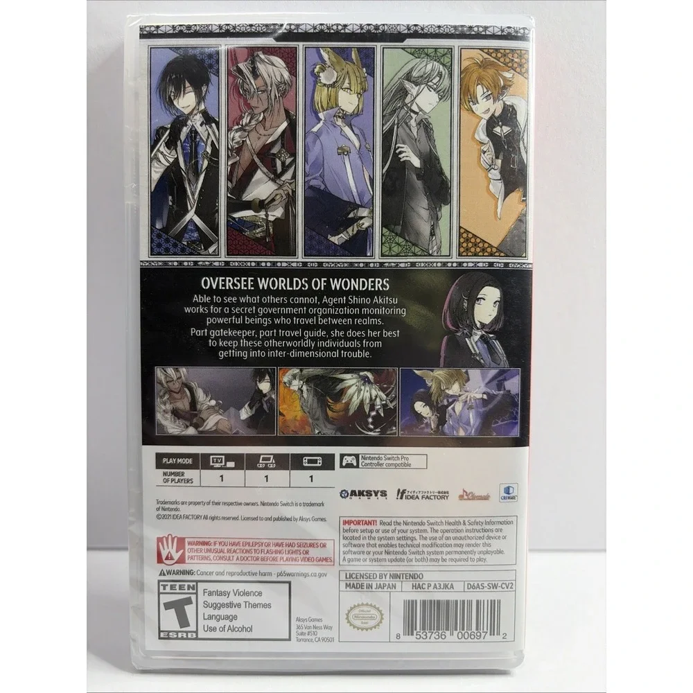 Dairoku Agents of Sakuratani Nintendo Switch New Factory Sealed NTSC-U/C 2021